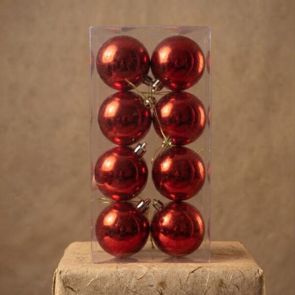 bolas de navidad rojas