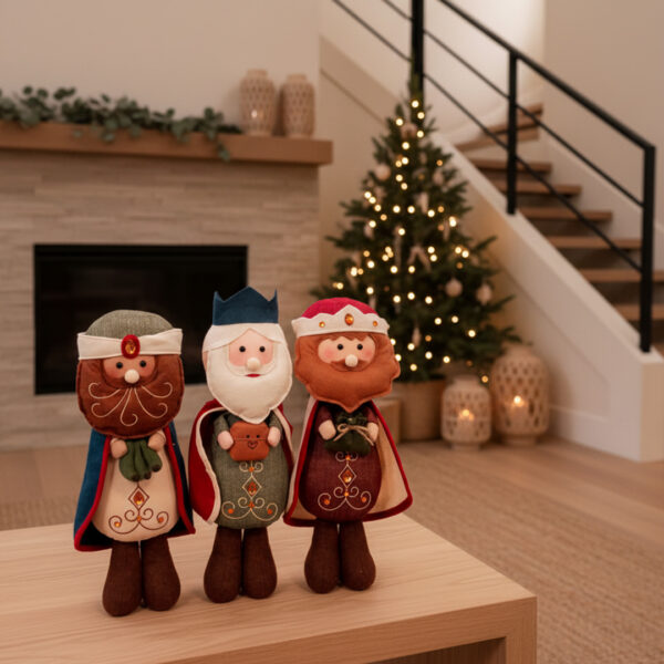 Set 3 Muñecos Reyes Magos Premium