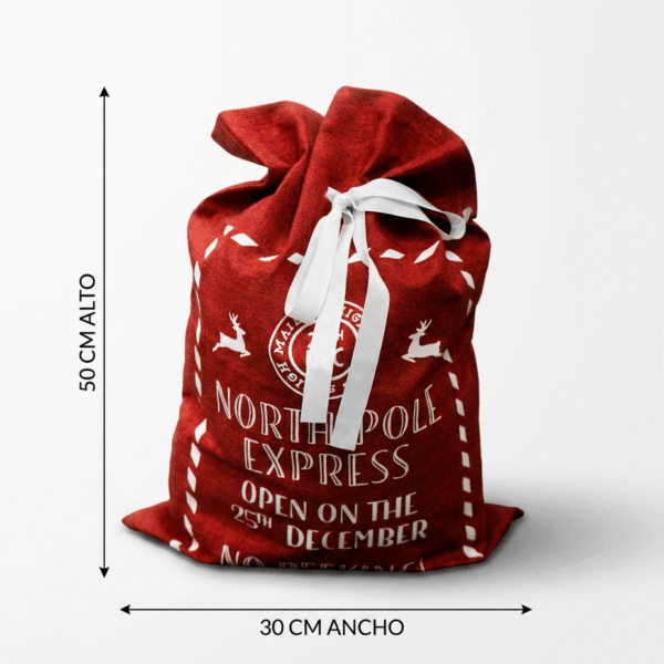 Saco de Navidad Rojo 4