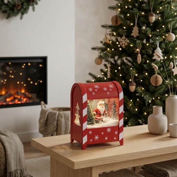 Buzón Decorativo Pequeño LED, Movimiento y Música