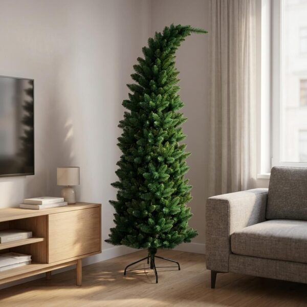 Árbol de Navidad Slim con Punta Curva 180 cm
