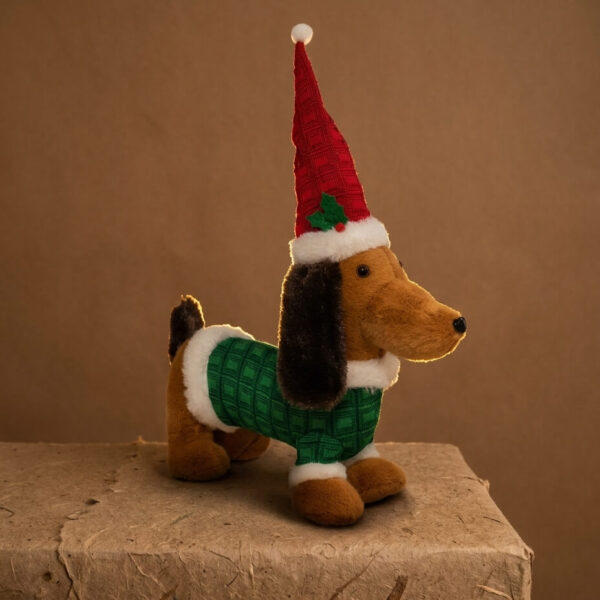 Peluche Perro Salchicha Navideño 1