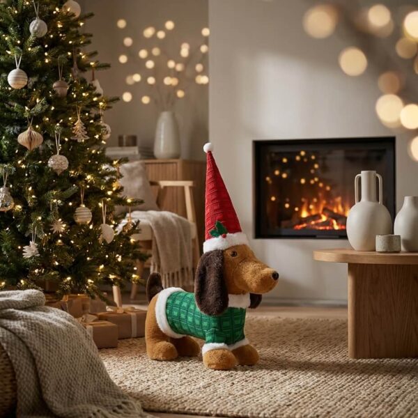 Peluche Perro Salchicha Navideño 2