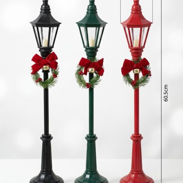Farola de Navidad Decorada 3
