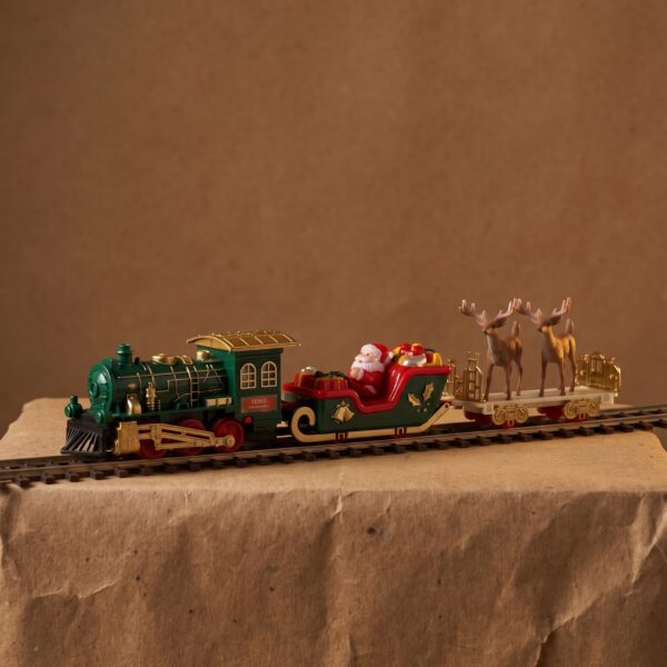 Tren Navideño Santa con Luz y Sonido