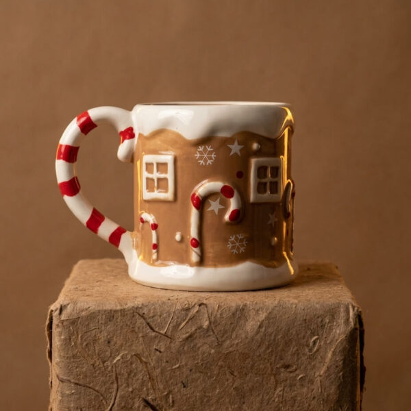 Taza Casa Jengibre Navideña 1