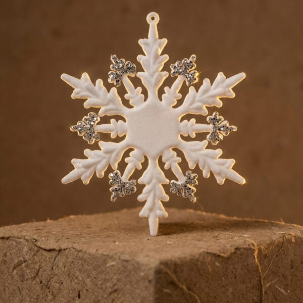 Colgante de Copo de Nieves Blanco 1