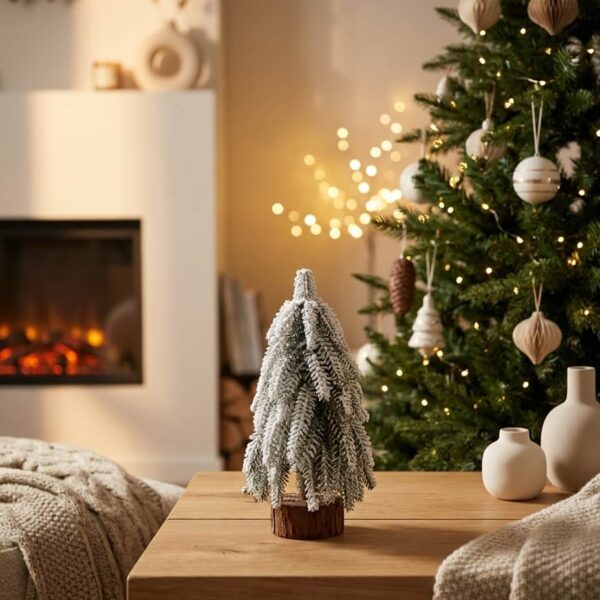 Mini Árbol Nevado Navideño 2