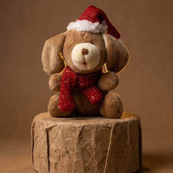 Colgante Peluche de Perro Navideño 1