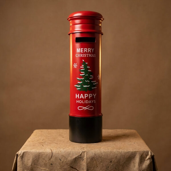 Buzón Feliz Navidad Rojo 1