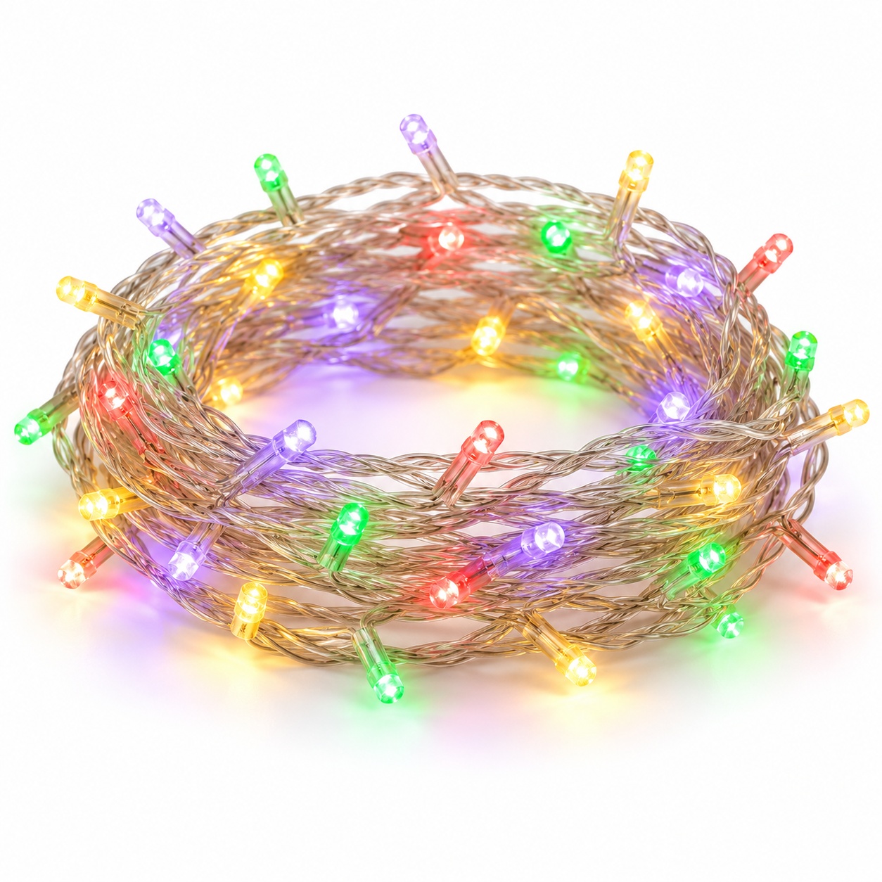 01-guirnalda-transparente-multicolor Guirnalda de Luces LED Navidad Multicolor Cable Transparente de 2 a 89 Metros - Imagen 2