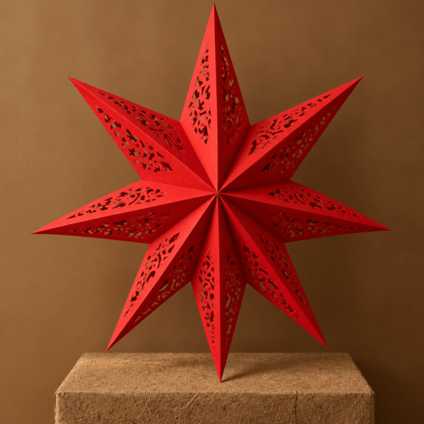 Estrella Navideña de Papel 96cm. | 2 Colores