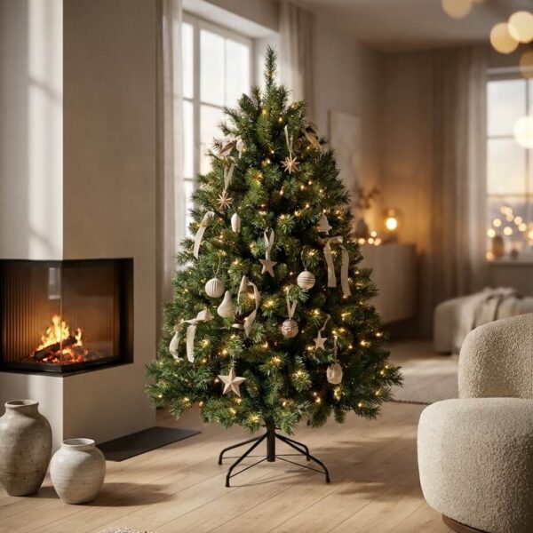 Árbol de Navidad Verde con Luces 1