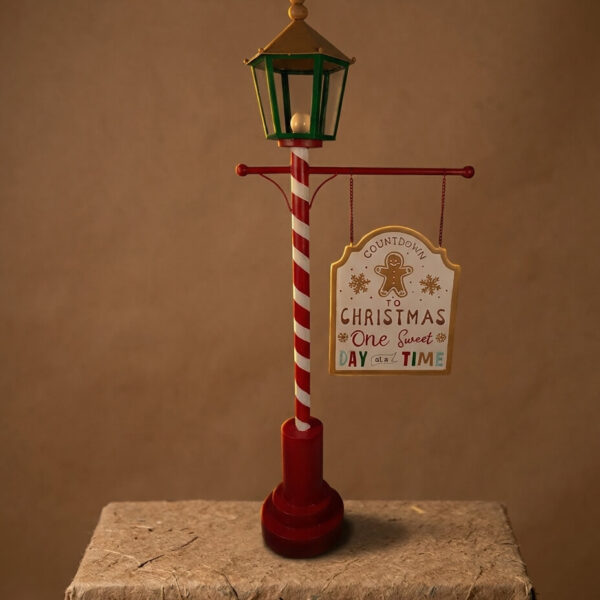 Farola de Navidad con Luz | Cartel Navideño 1