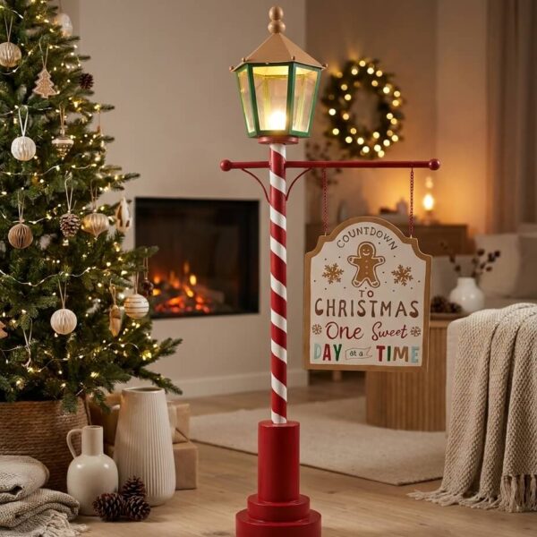 Farola de Navidad con Luz | Cartel Navideño 2