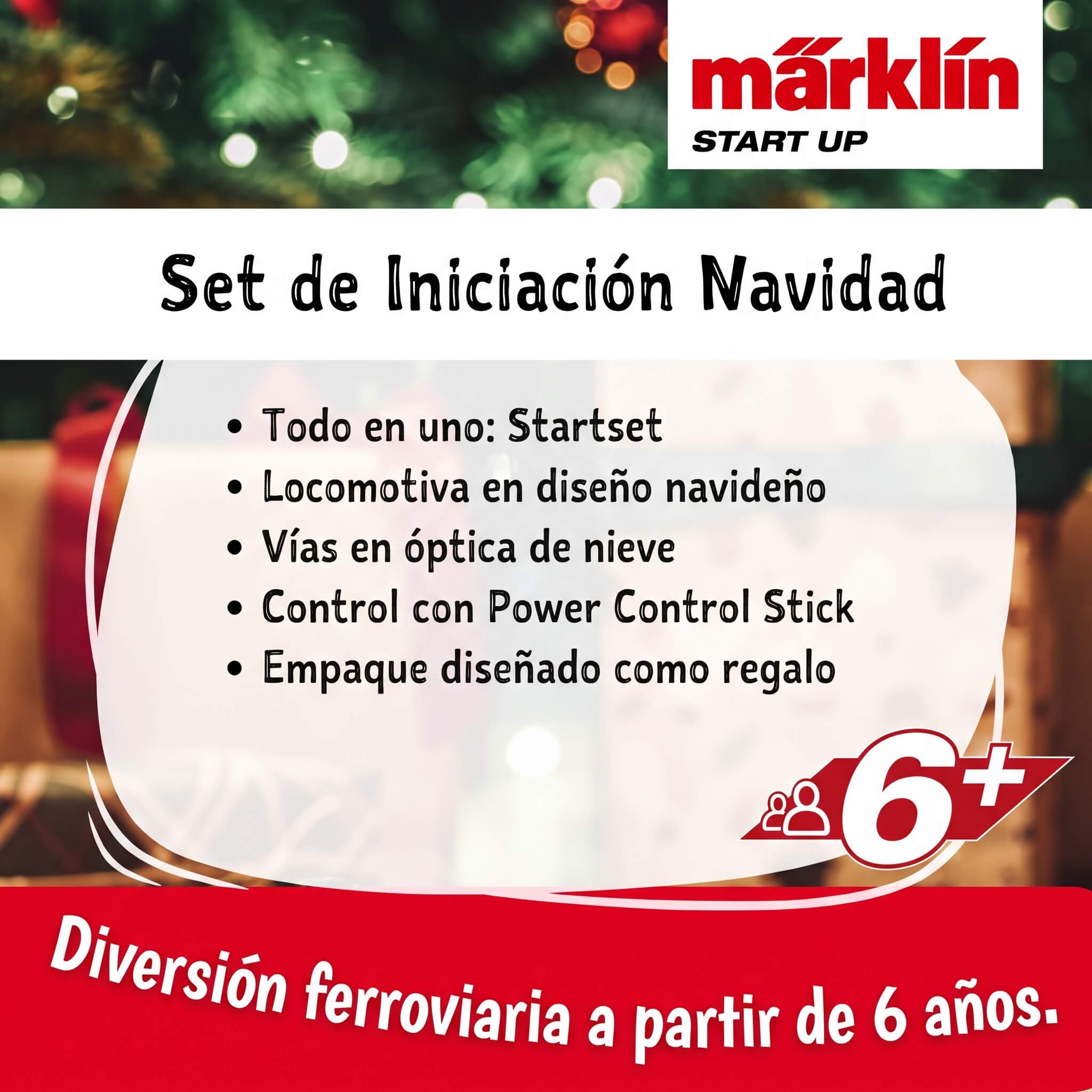 MK-29124 kit iniciacion marklin h0 navidad (7) Set de Iniciación Tren de Navidad Märklin Start Up H0 - Imagen 3