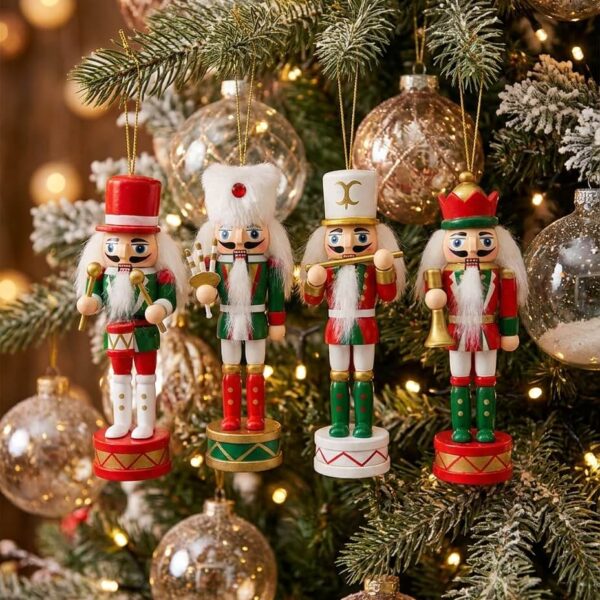 Pack 4 Cascanueces Colgantes Navideños 2