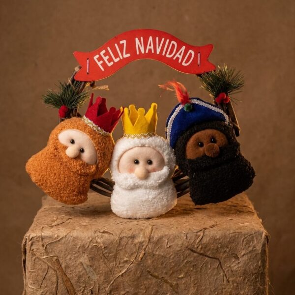 Corona Navideña Reyes Magos 1